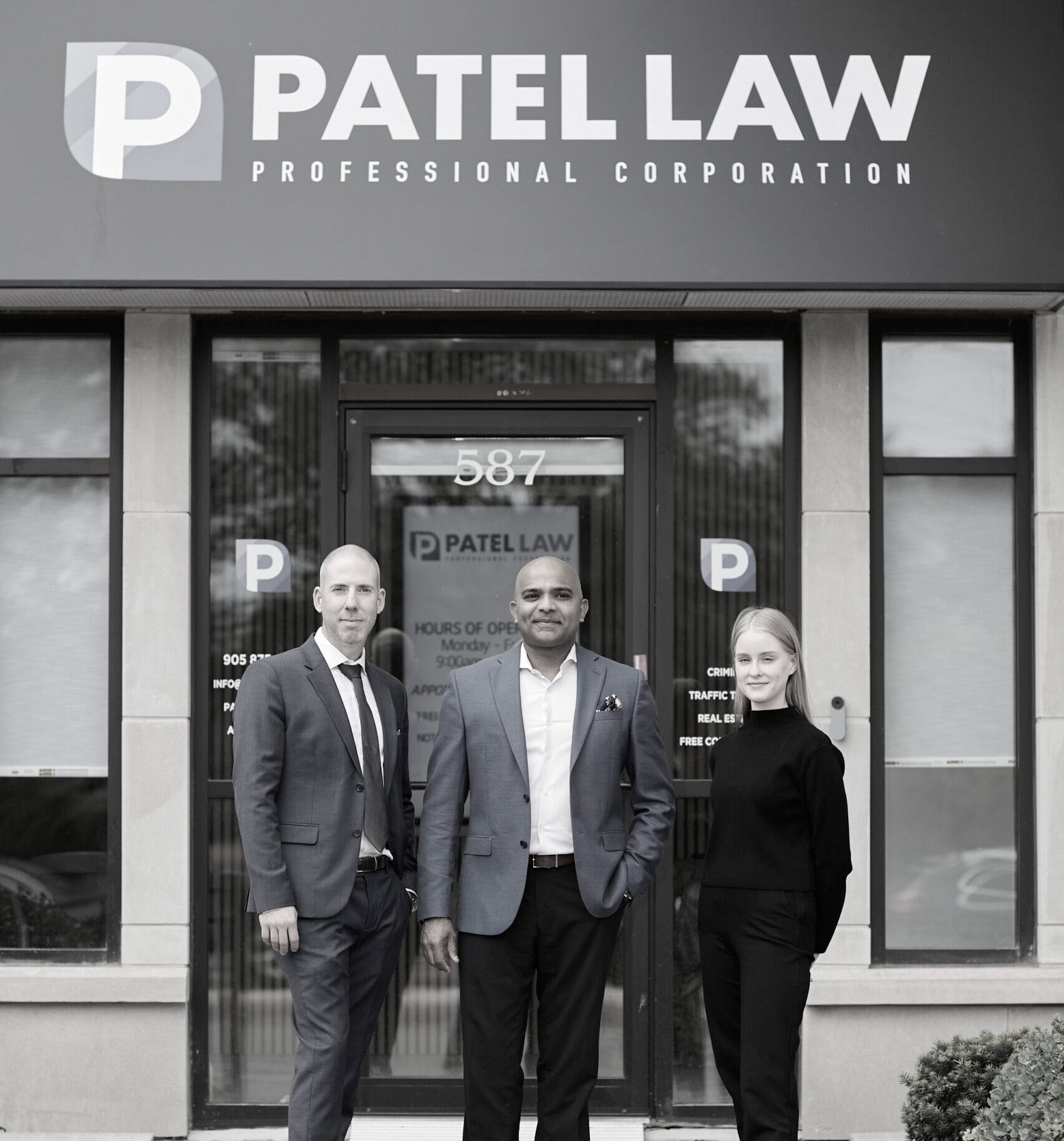 About Us 6 Patel Law PC legal team in Milton serving clients across Halton Region